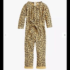 😻Leopard print Jumpsuit by Crewcuts. Long s…